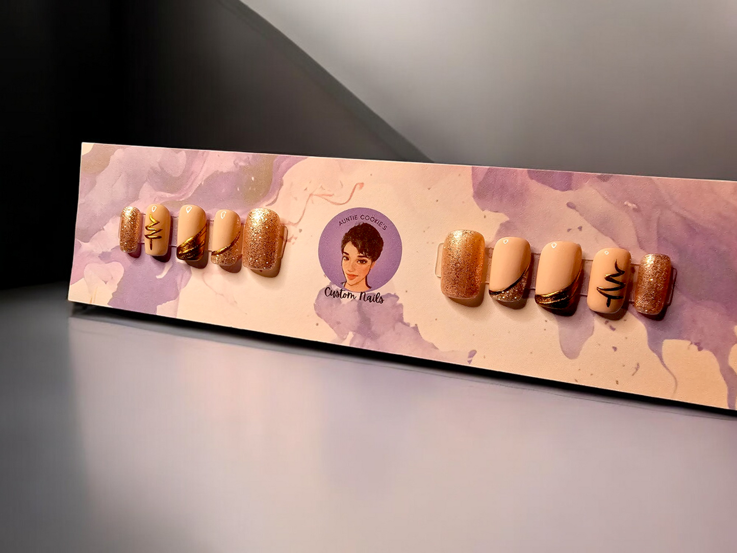 Golden Hour Glow-Up Press-On Nails