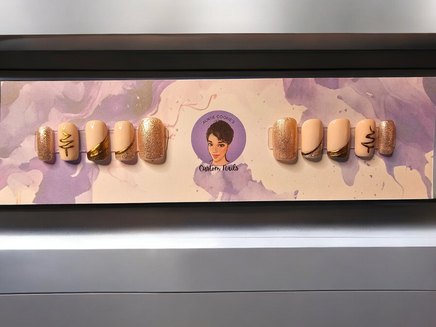 Golden Hour Glow-Up Press-On Nails