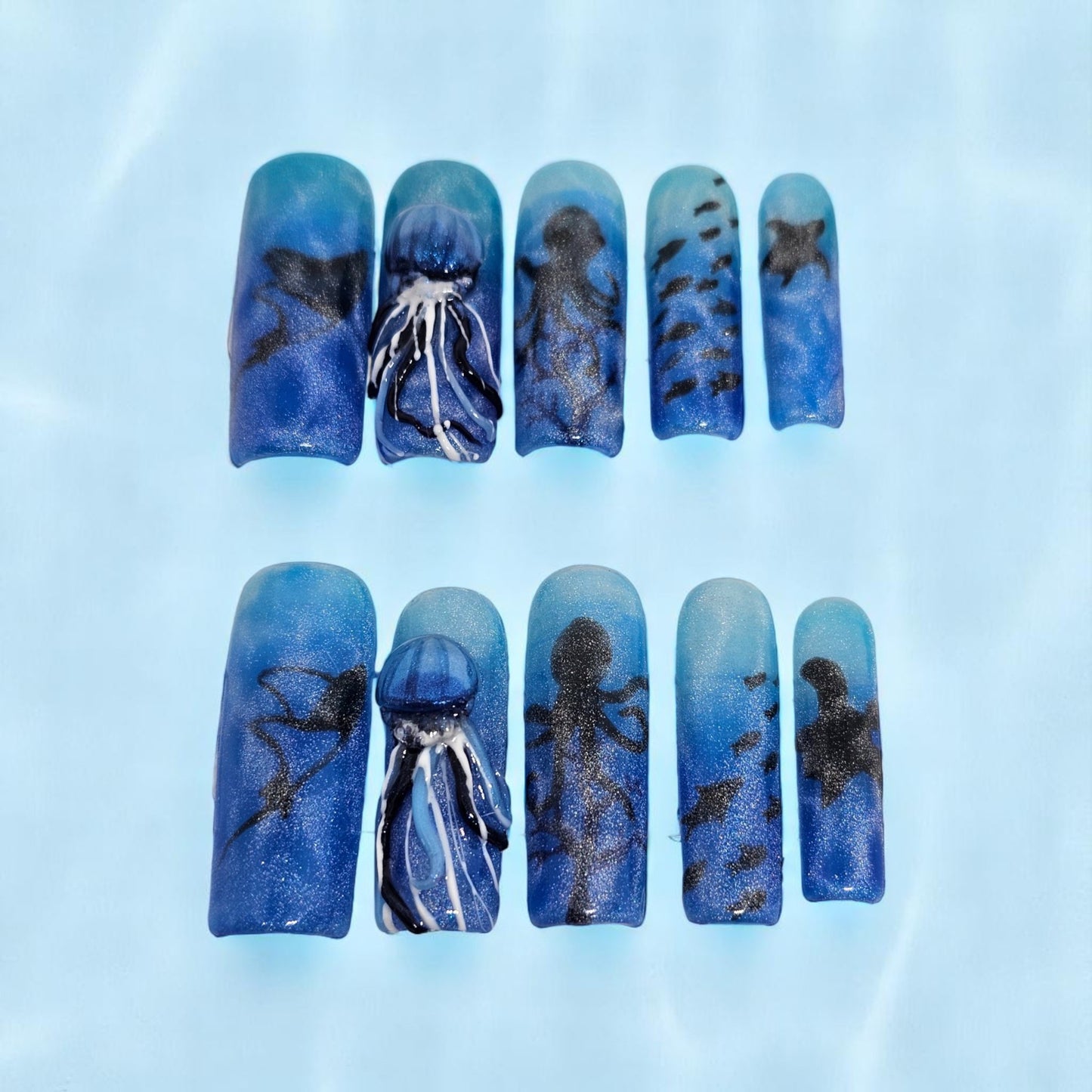 Underwater Fantasy Press On Nails