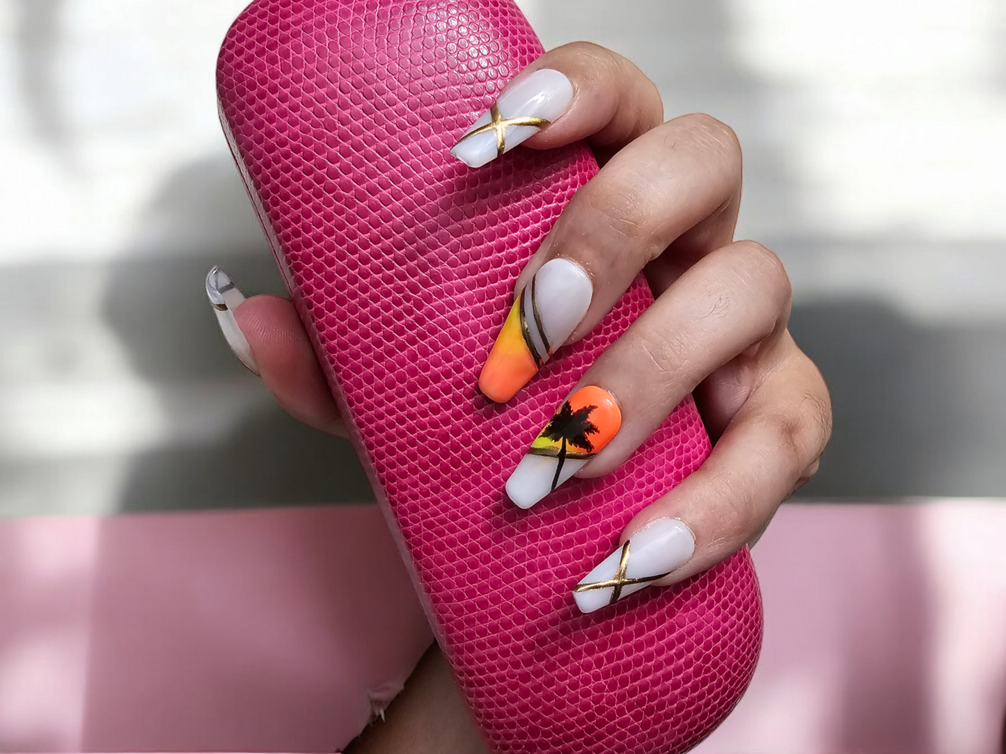 Miami Boardwalk Beauty Press On Nails