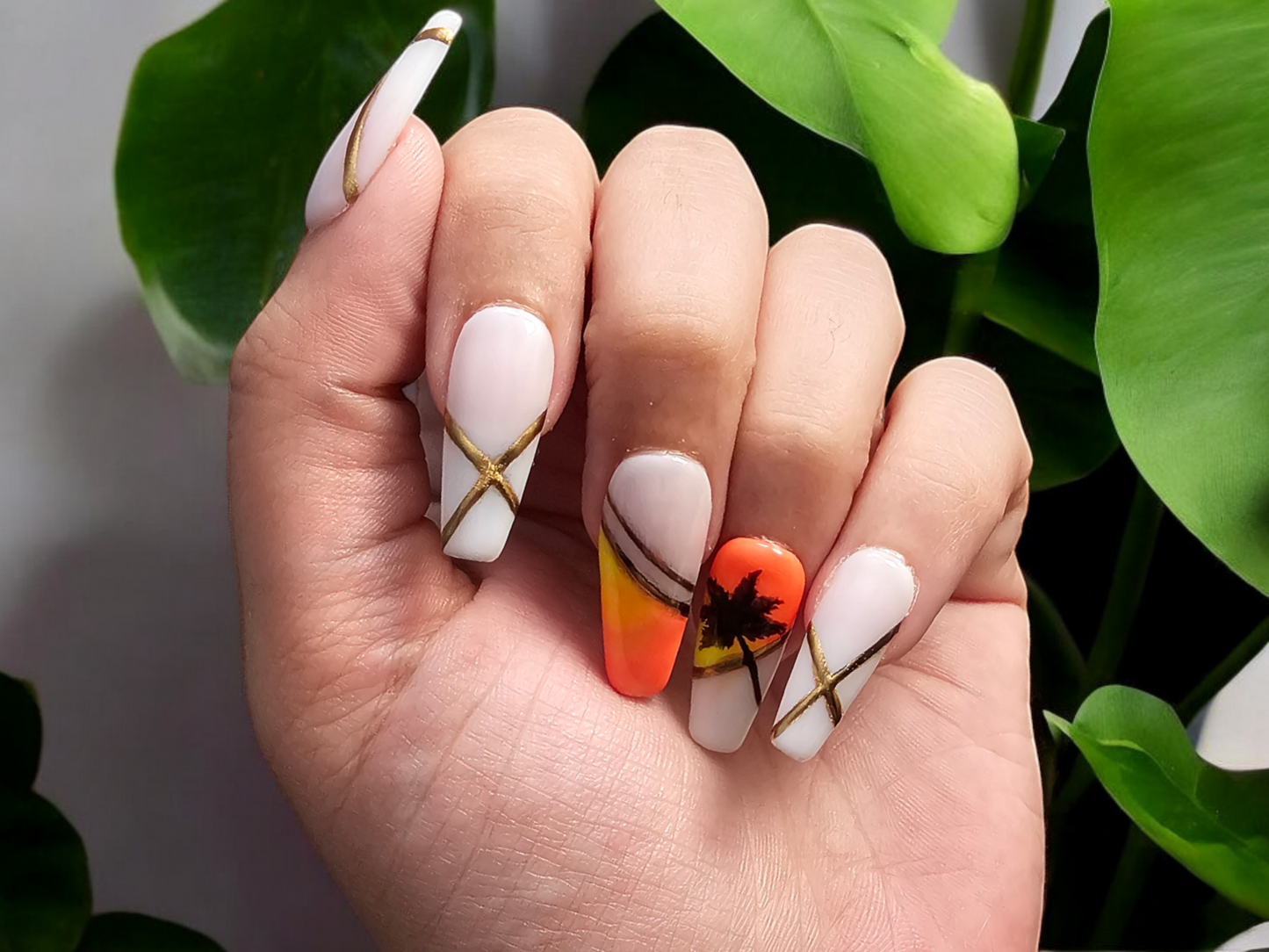 Miami Boardwalk Beauty Press On Nails