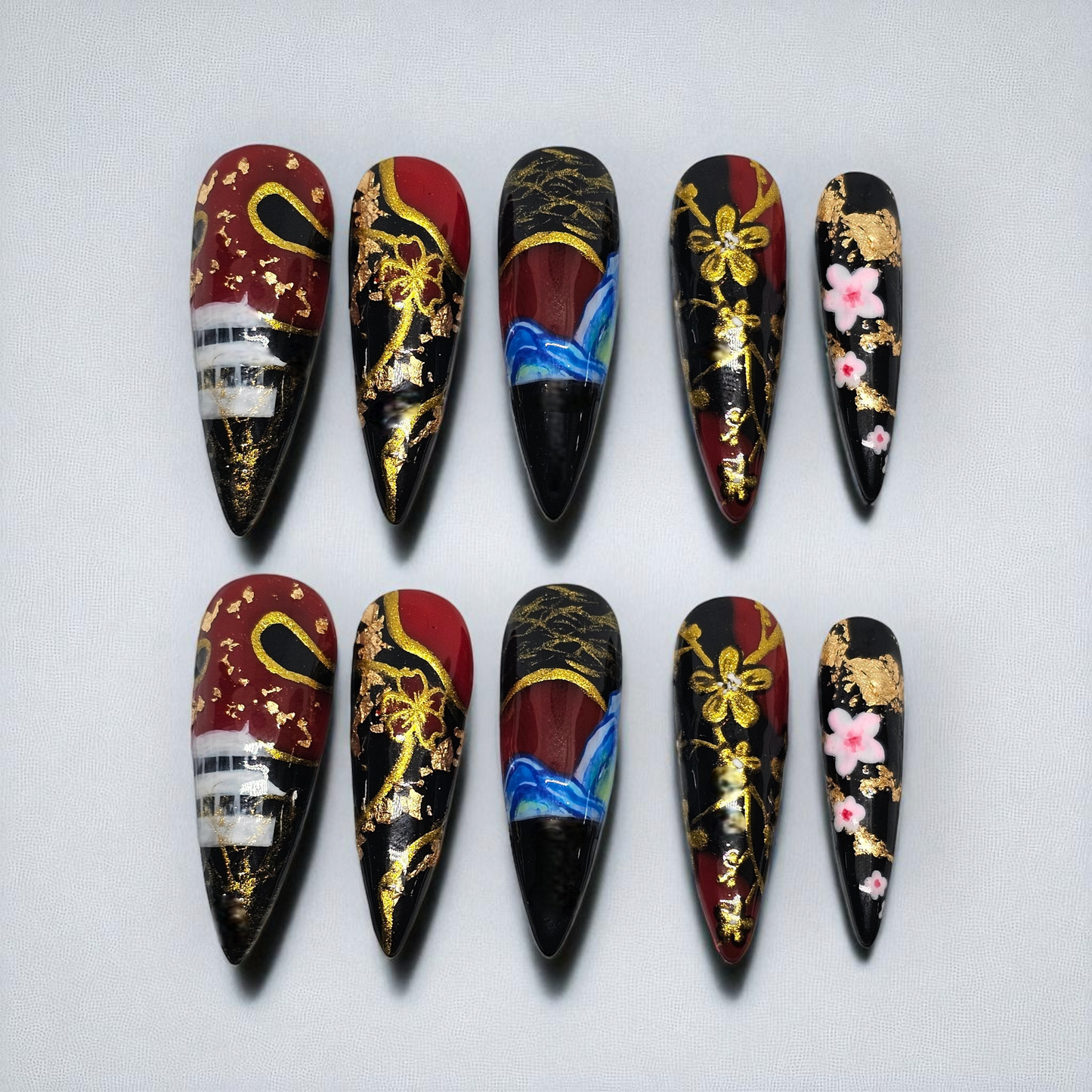 Cherry Blossom Press On Nails