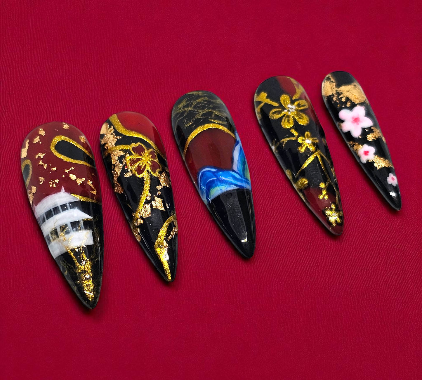 Cherry Blossom Press On Nails