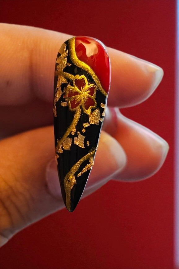 Cherry Blossom Press On Nails
