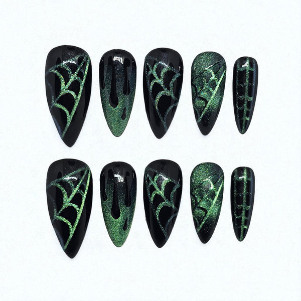 Black Widow Press On Nails