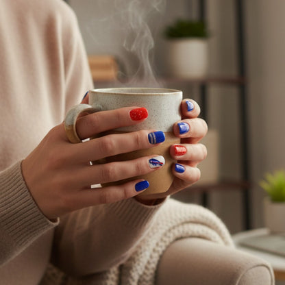 Buffalo Game Day Press On Nails