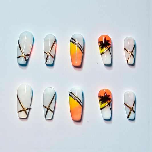 Miami Boardwalk Beauty Press On Nails