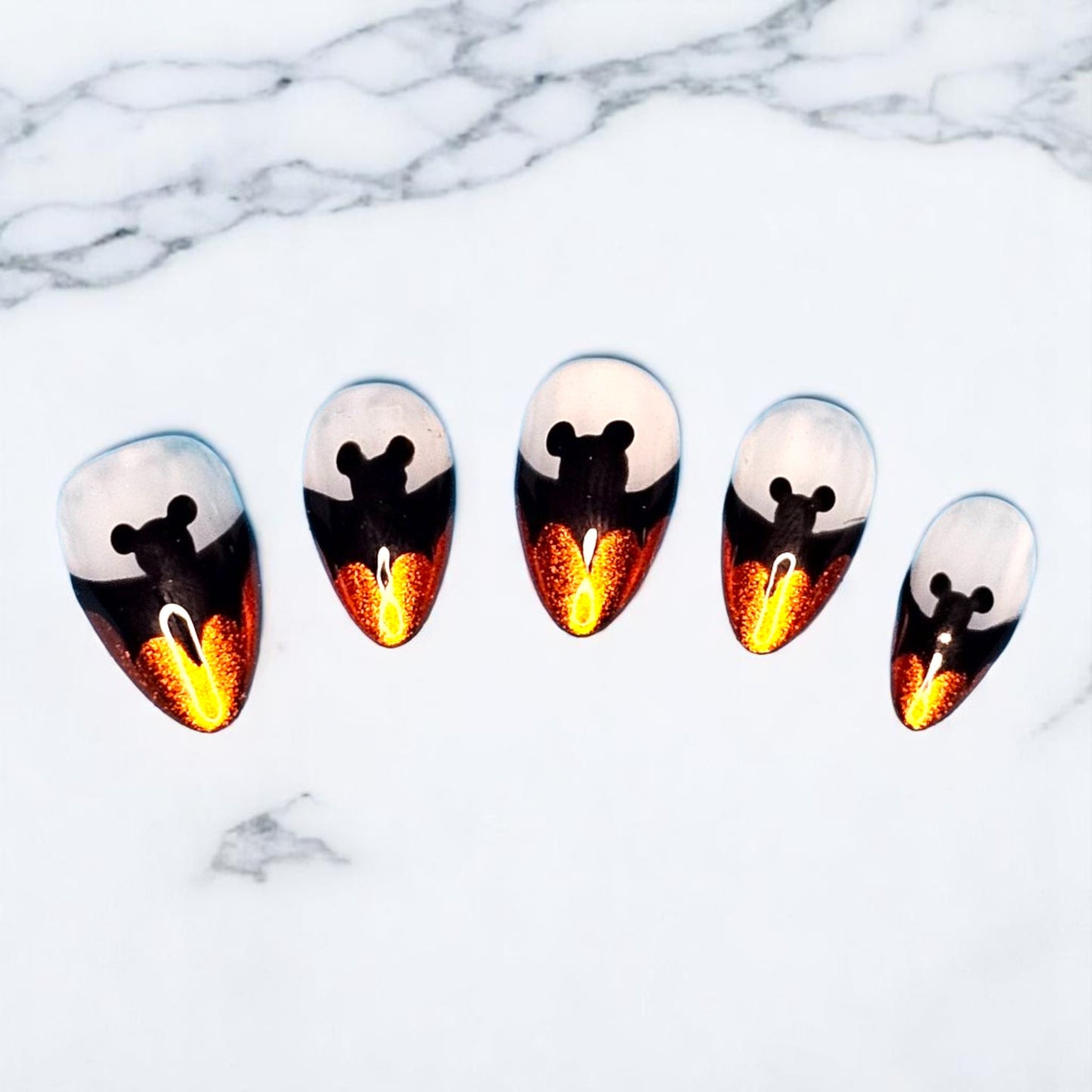 Boo-tiful Mickey Mouse Press On Nails