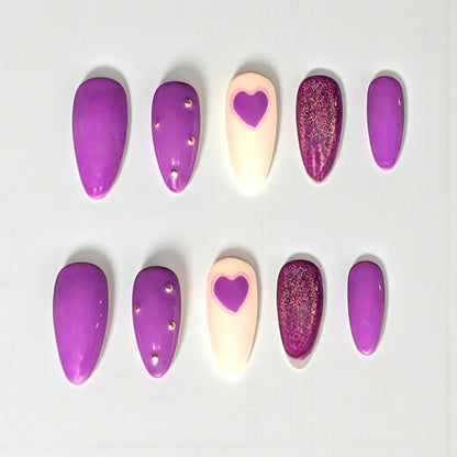 Lovestruck Pearl Press On Nails