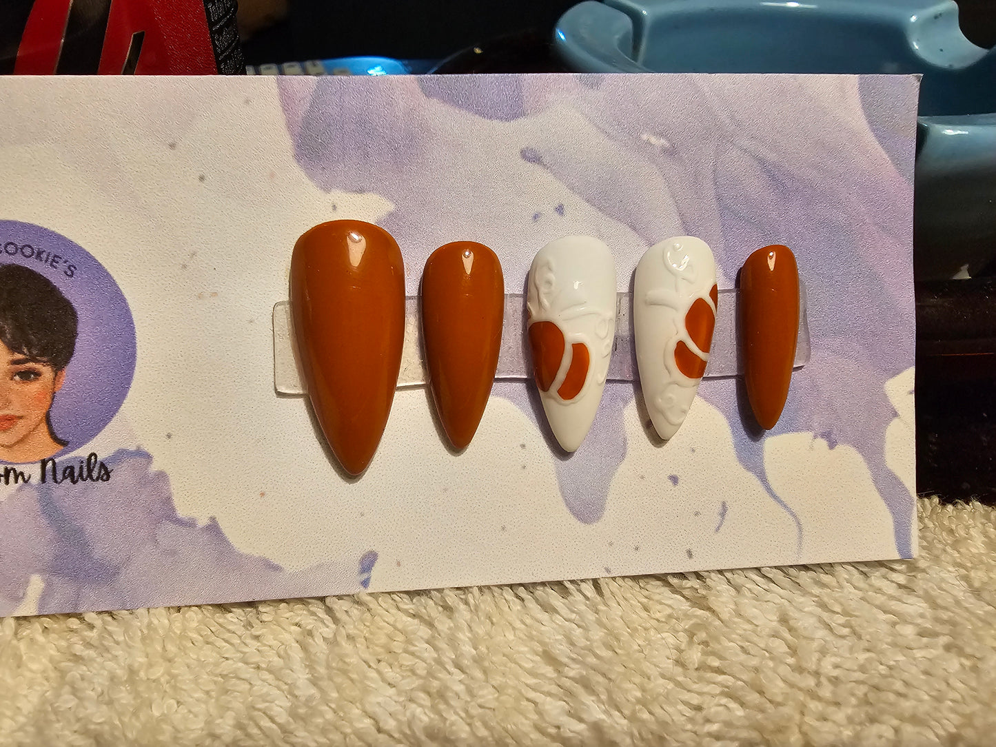 Pumpkin Spice Latte Press On Nails