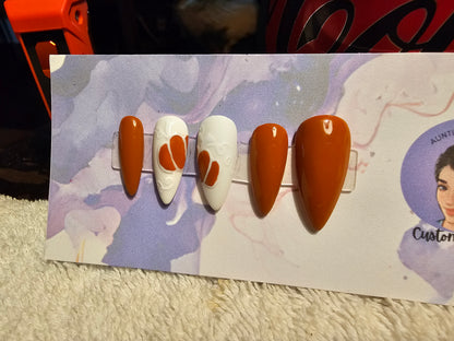 Pumpkin Spice Latte Press On Nails