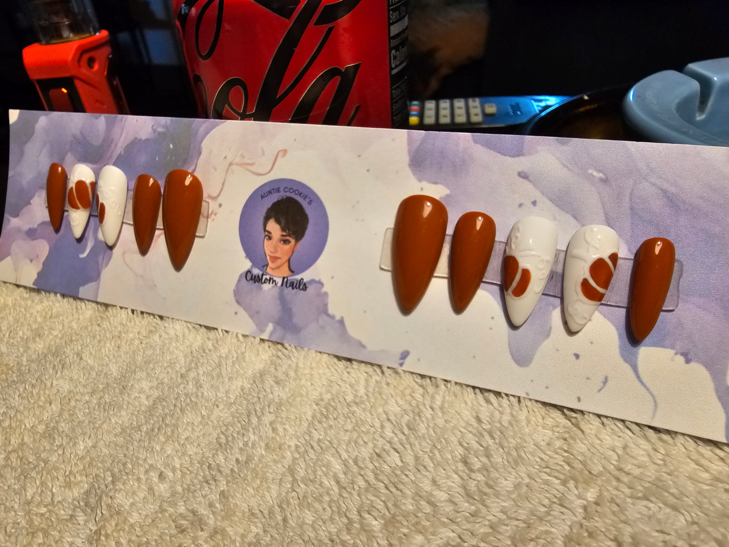 Pumpkin Spice Latte Press On Nails