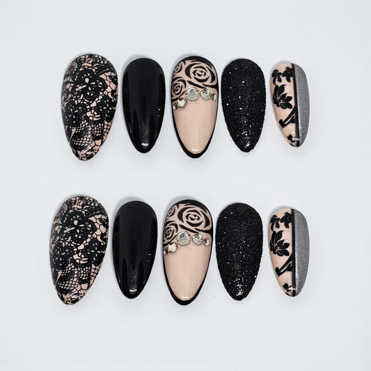 Baroque Glamour Press On Nails