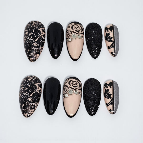 Baroque Glamour Press On Nails