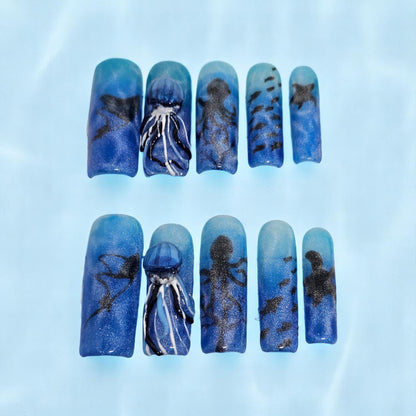 Underwater Fantasy Press On Nails