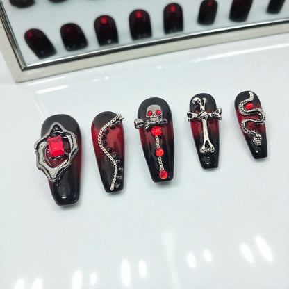 Midnight Majesty Press On Nails