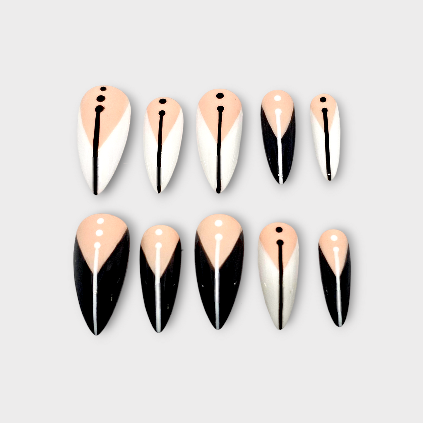 Dot Dot Chic Geometric Press-On Nail Set