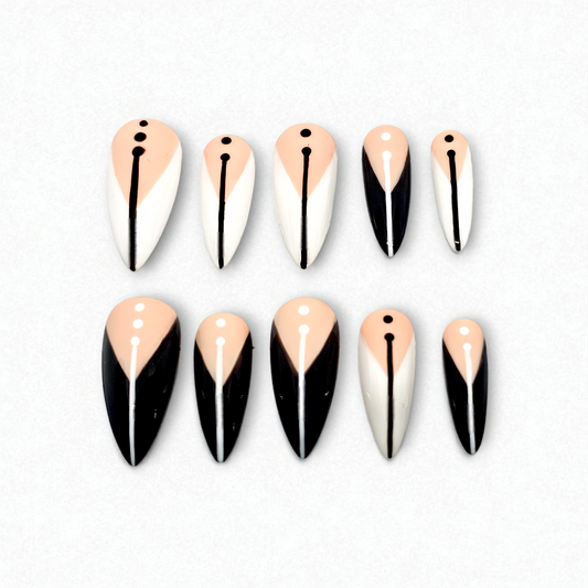 Dot Dot Chic Geometric Press-On Nail Set