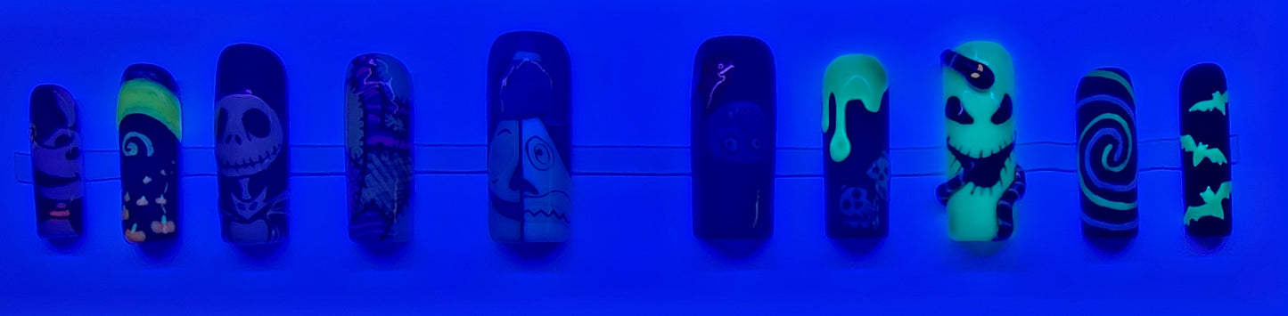 Nightmare Before Christmas Press On Nails