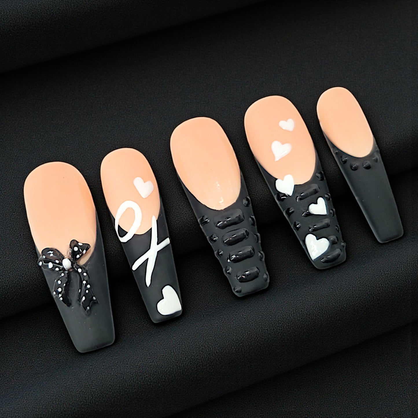 Gothic Romance Press On Nails