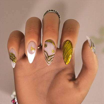 Opulent Ivory Press On Nails