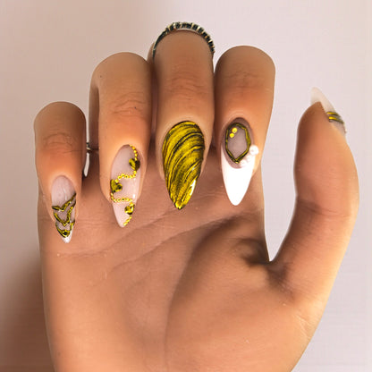 Opulent Ivory Press On Nails