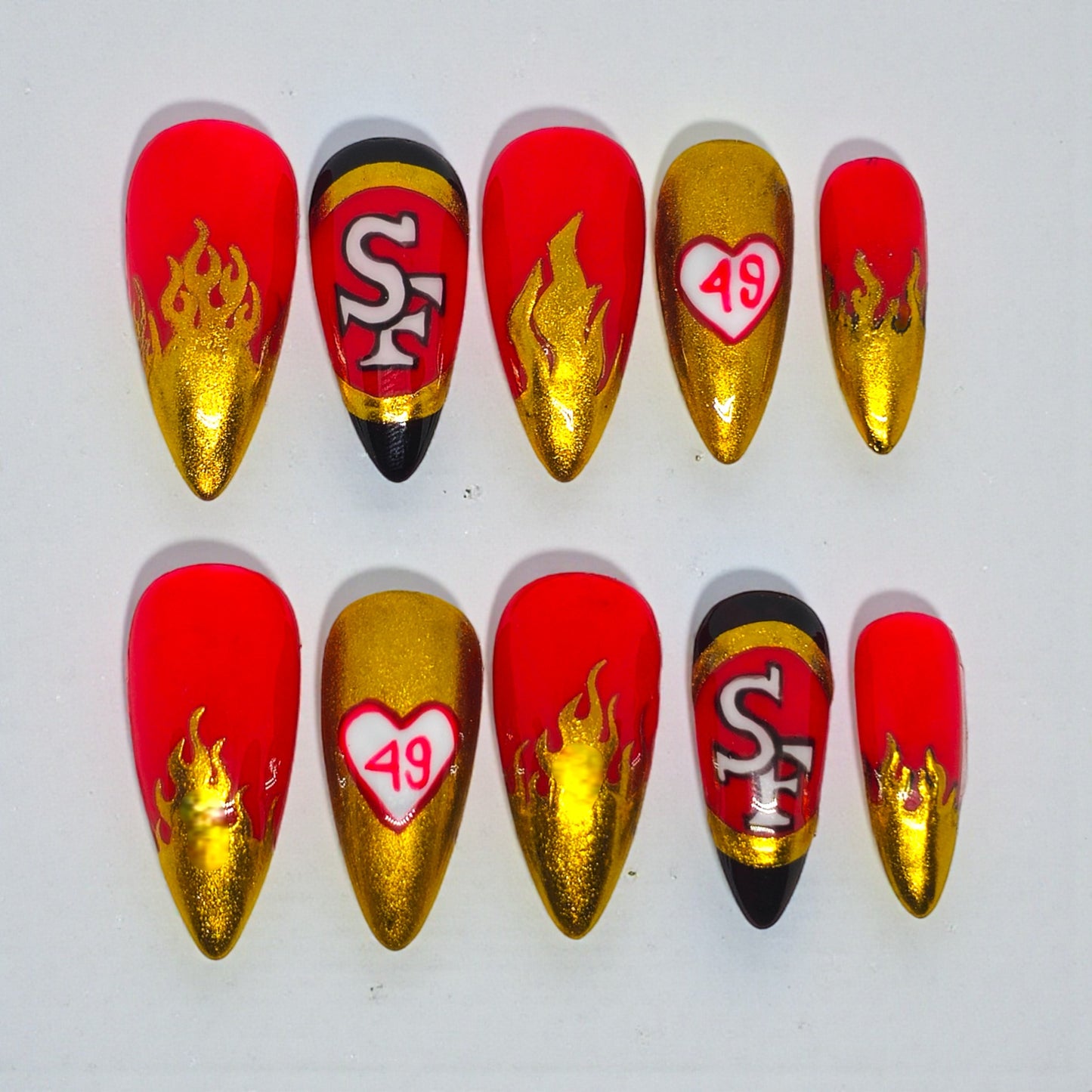 Game Day 49 Press On Nails