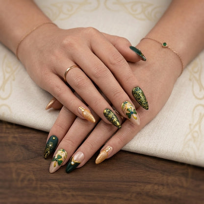 Gaelic Glam Press On Nails