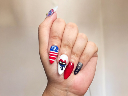 Firecracker Fingers Press On Nails