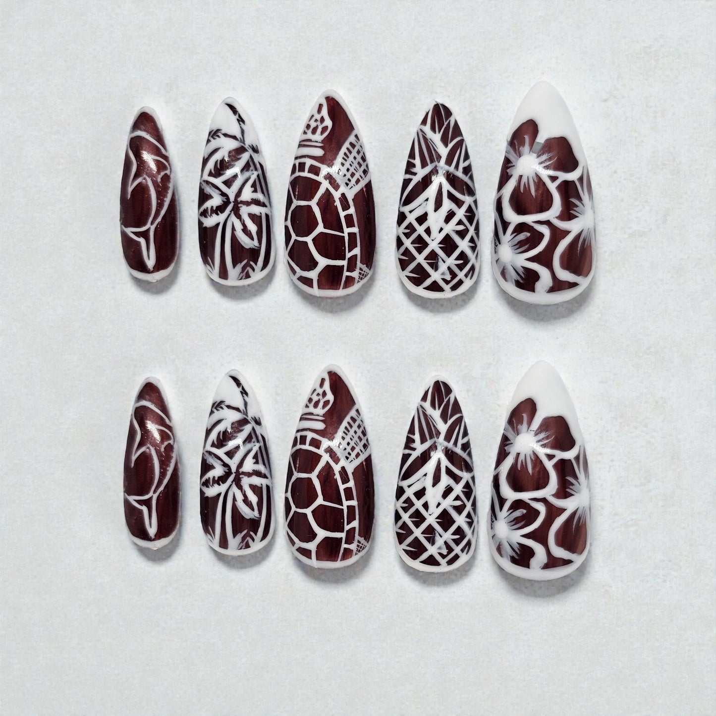 Coastal Cruisin' Press On Nails