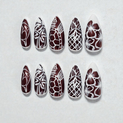 Coastal Cruisin' Press On Nails