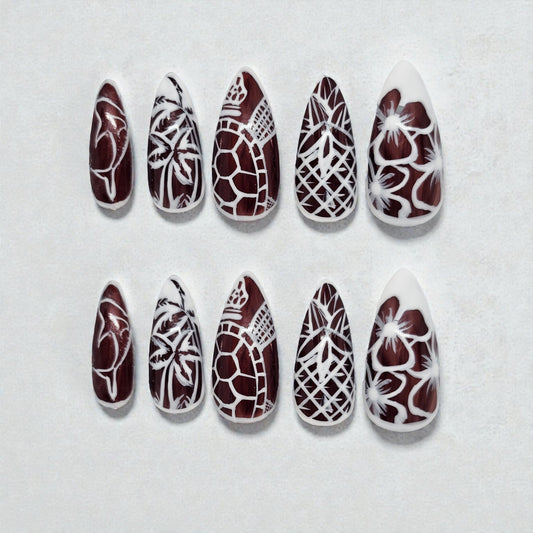 Coastal Cruisin' Press On Nails