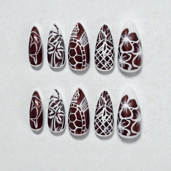 Coastal Cruisin' Press On Nails