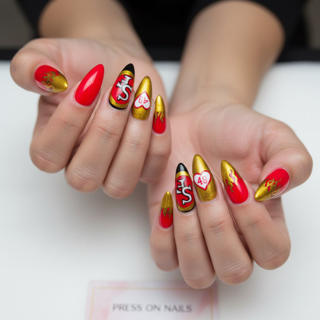 Game Day 49 Press On Nails