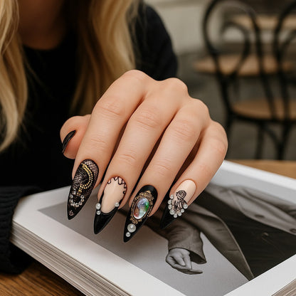 Baroque Glamour Press On Nails
