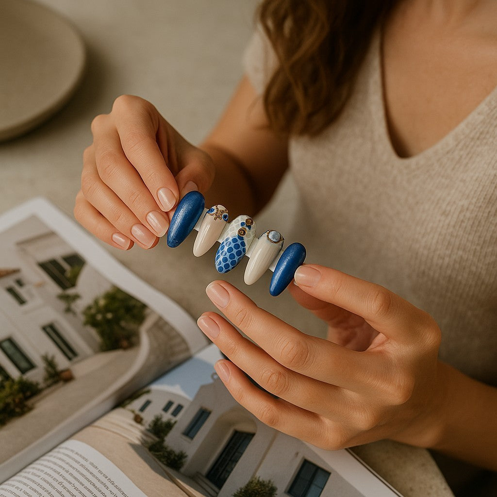 Mermaid Shores Press On Nails