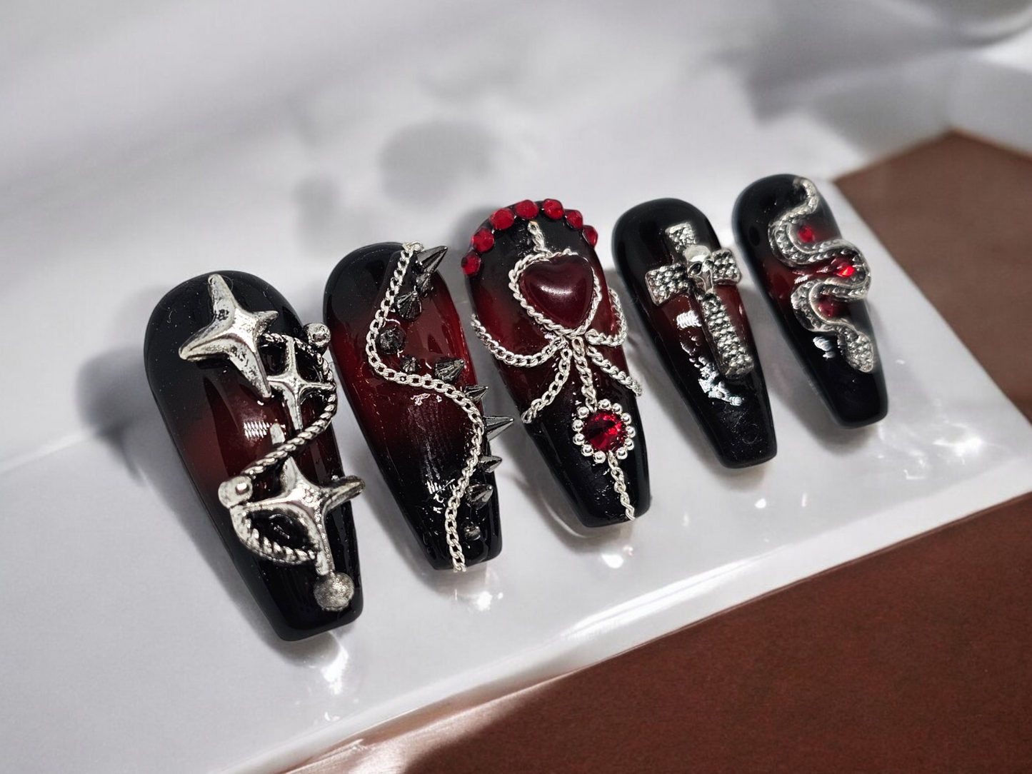 Midnight Majesty Press On Nails