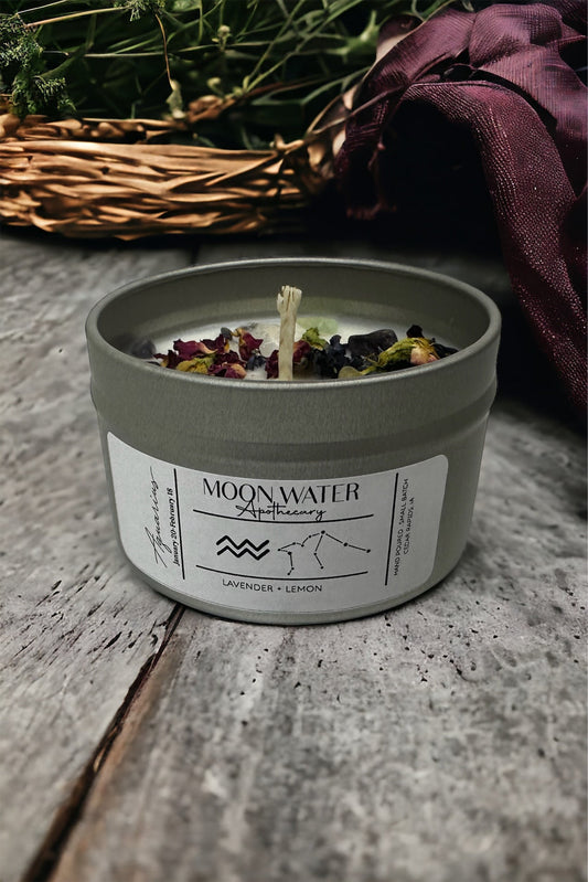 Zodiac Candles – 6 oz Astrology Inspired Candles with 40+ Hour Burn Time