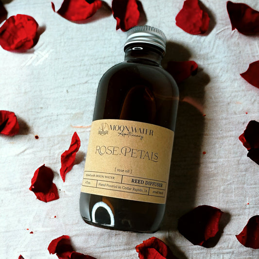 Rose Petals - REED DIFFUSER -- by Moon Water Apothecary!
