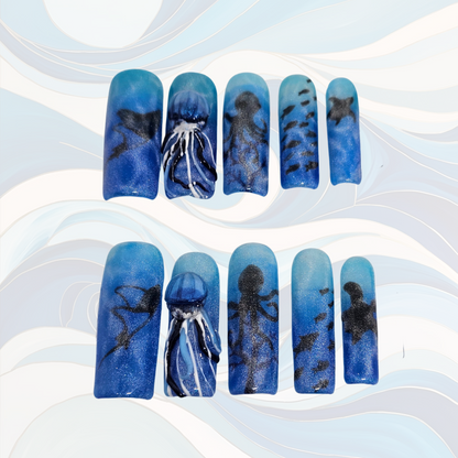 Underwater Fantasy Press On Nails