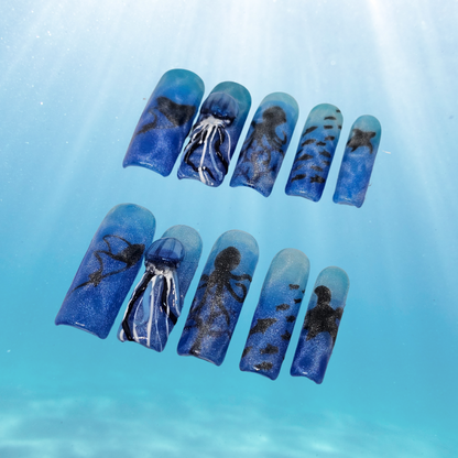 Underwater Fantasy Press On Nails