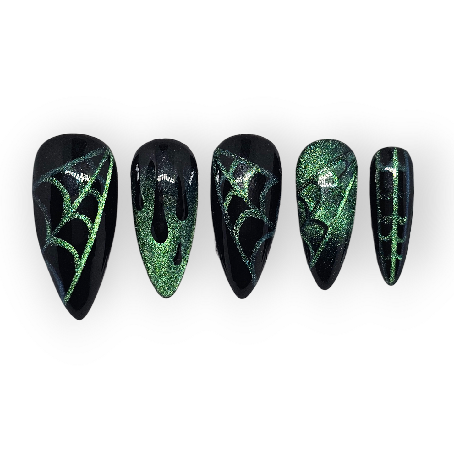 Black Widow Press On Nails