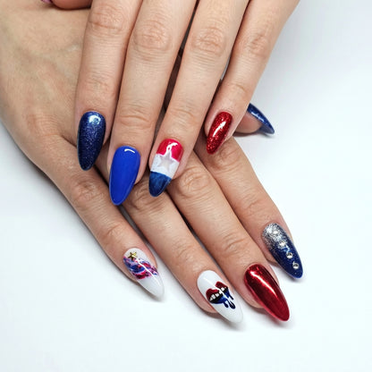 Firecracker Fingers Press On Nails