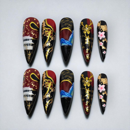 Cherry Blossom Press On Nails