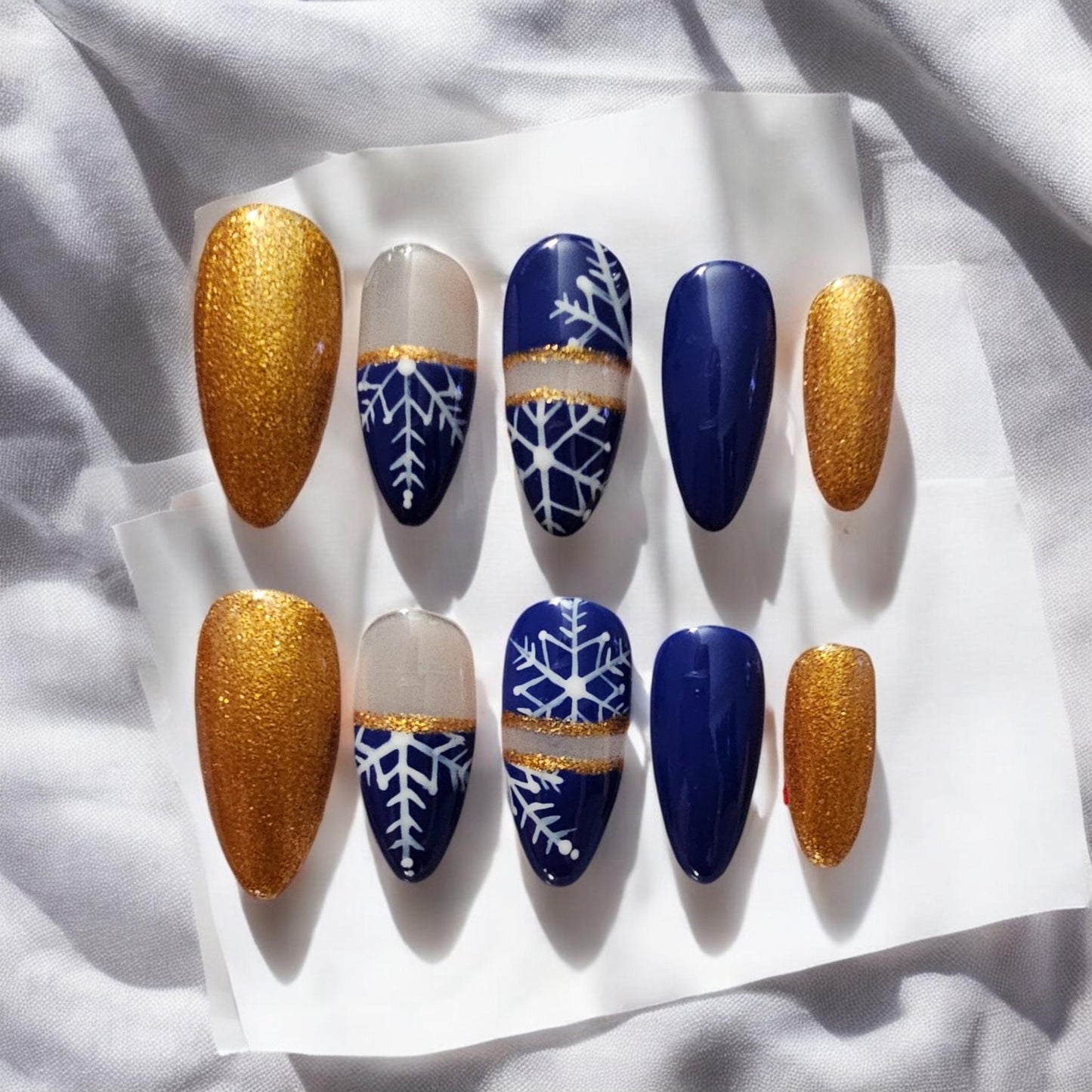 Luxe Winter Sparkle Press On Nails