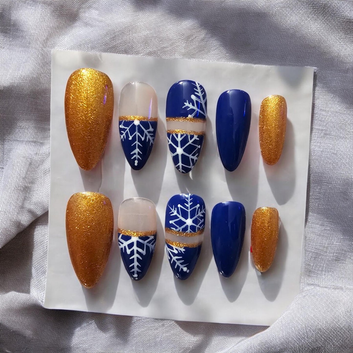 Luxe Winter Sparkle Press On Nails