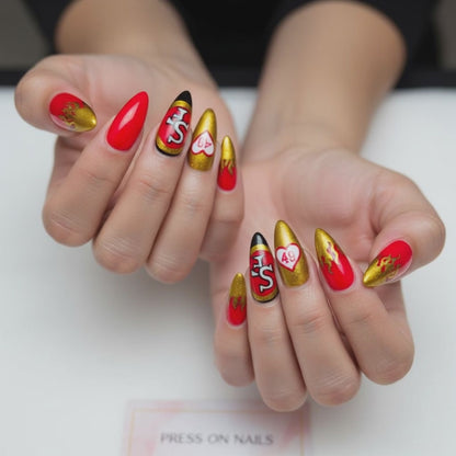 Game Day 49 Press On Nails