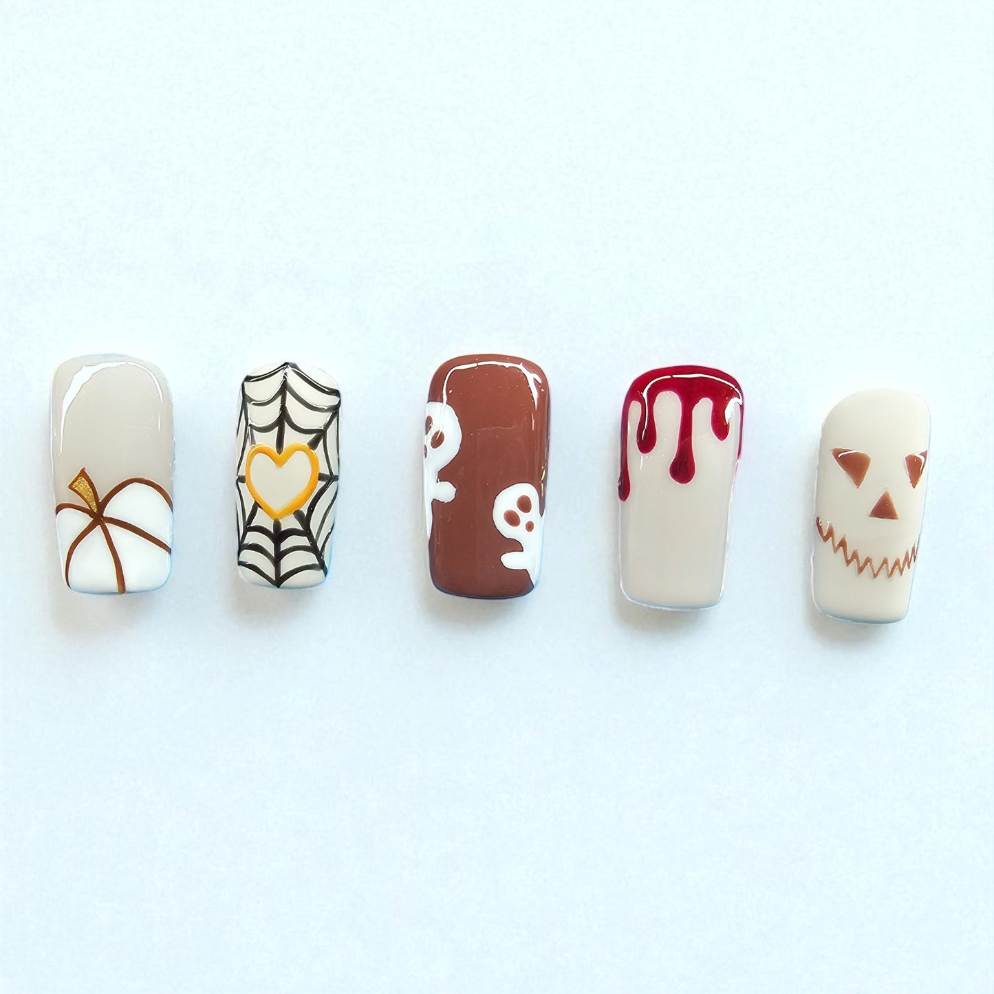 Pumpkin Spice & Everything Fright Press On Nails