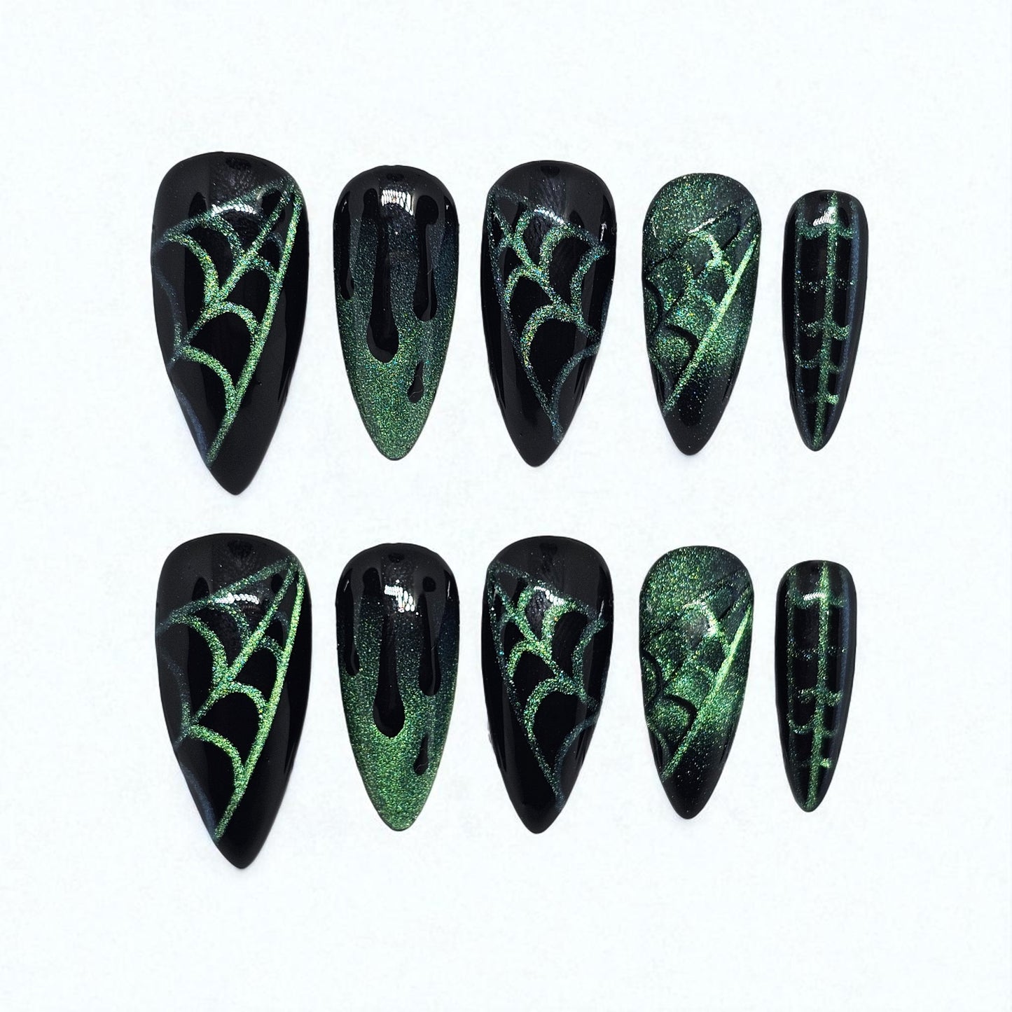 Black Widow Press On Nails