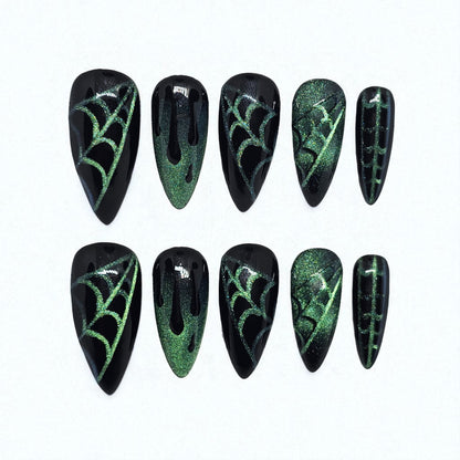 Black Widow Press On Nails